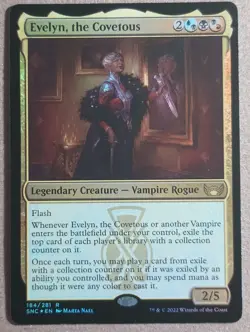 Evelyn, the Covetous x1 Foil SNC Streets of New Capenna MTG Magic the Gathering - Image 1