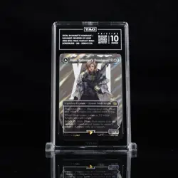 PRISTINE TAG 10 DION, BAHAMUT'S DOMINANT MTG FF #0521 BORDERLESS SURGE FOIL - Image 1