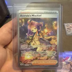 Pokemon TCG Acerola’s Mischief 183/132 Full Art SIR PACK FRESH MINT - Image 3