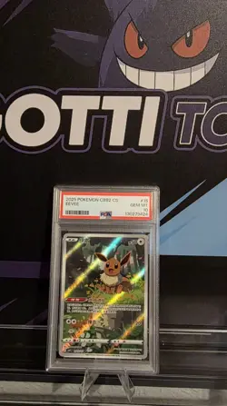 2025 POKEMON SIMPLIFIED CHINESE CBB2 C-GEM PACK VOL 2 #15 EEVEE PSA 10 - Image 2