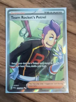 Pokemon TCG Team Rockets Petrel 226/182 SV Destined Rivals Ultra Rare Full Art - Image 1