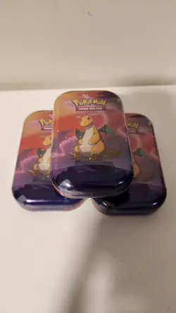Kanto Power Pokemon Mini Tins Sealed, Set of 3 Dragonite - Image 1