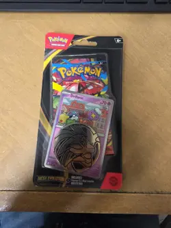 Pokemon Mega Evolution Factory Sealed Blister Booster Pack Drifblim w/ Coin - Image 2
