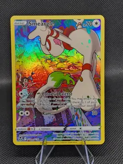 Pokemon Tcg Smeargle TG10/TG30 Silver Tempest Trainer Gallery Holo NM - Image 1