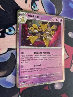 Pokemon 2024 Twilight Masquerade Alakazam Rare Reverse Holo 82/167 Nm - Image 2
