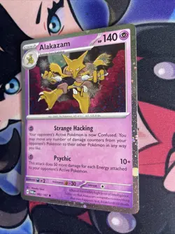 Pokemon 2024 Twilight Masquerade Alakazam Rare Reverse Holo 82/167 Nm - Image 3