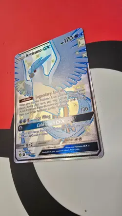 Pokemon TCG Articuno GX SV54/SV94 Hidden Fates: Shiny Vault Full Art Holo NM - Image 2