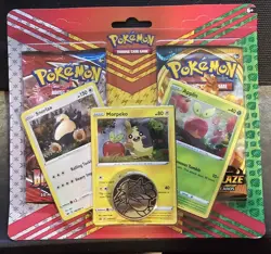 Pokemon TCG 2-Pack Blister Snorlax Morpeko Applin Promo + Boosters - SEALED 820650809842 - Image 1