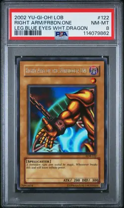 2002 #122 RIGHT ARM OF THE FORBIDDEN ONE PSA 8 - Image 1