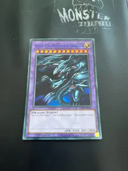 YUGIOH BLUE-EYES ULTIMATE DRAGON BLUE ULTRA RARE LDS2-EN018 1ST EDITION - Image 1
