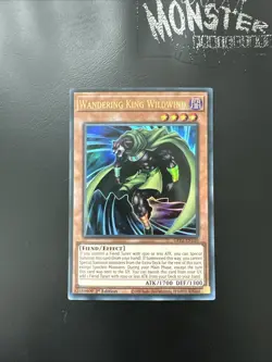 YUGIOH WANDERING KING WILDWIND ULTRA RARE GFP2-EN110 1ST EDITION - Image 1