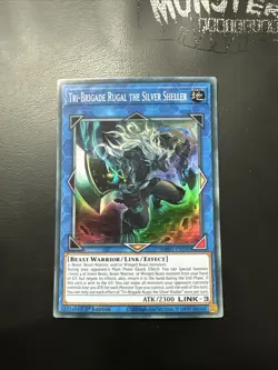YUGIOH TRI-BRIGADE RUGAL THE SILVER SHELLER SUPER RARE MP21-EN197 1ST EDITION - Image 1