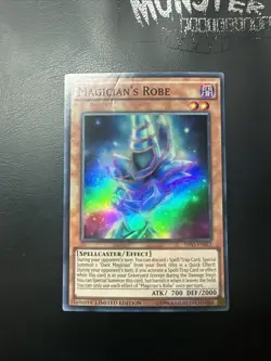 YUGIOH MAGICIANS ROBE SUPER RARE SHVI-ENSE3 LIMITED EDITION - Image 1