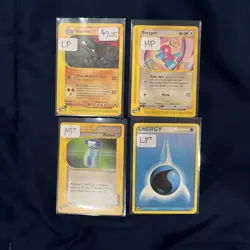 Pokemon TCG EREADER Lot Of 4 Various Conditions Listed On Card - Image 1