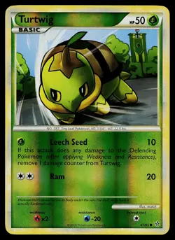 Pokemon Card - Turtwig Unleashed 67/95 Reverse Holo - Image 1