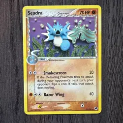 Seadra (Delta Species) 22/101 Dragon Frontiers Regular Rare MP Pokemon Card TCG - Image 1