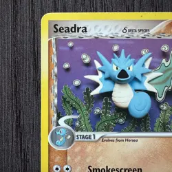 Seadra (Delta Species) 22/101 Dragon Frontiers Regular Rare MP Pokemon Card TCG - Image 2