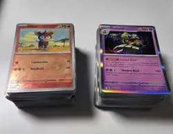 Pokemon Cards Bulk 100 Holos and Reverse Holo Cards Various Sets - Image 1