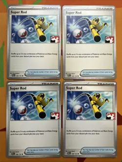 [4x] Pokemon Card Super Rod Prize Pack Series Promo (188/193) Paldea Evolved NM - Image 1