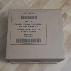 MTG Lord of the Rings Holiday Scene Box factory case set of 4 - Image 1