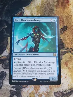 Glen Elendra Archmage MTG Commander: Wilds of Eldraine Rare 94 NM - Image 1