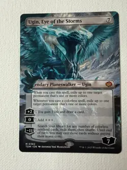 Ugin, Eye of the Storms | Borderless | Tarkir Dragonstorm | Mythic Rare | NM MTG - Image 1