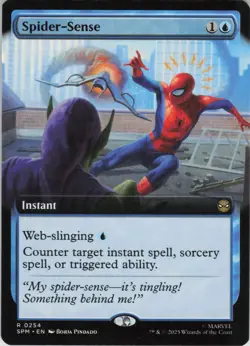 Spider-Sense (Extended Art) R Marvel's Spider-Man 254 NM Normal MTG - Image 1