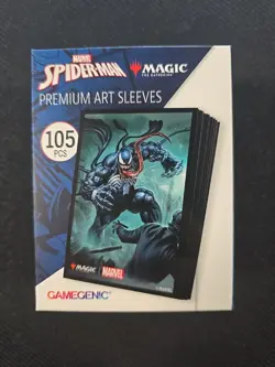 Gamegenic: Magic: The Gathering: Spider-Man Premium Art Sleeves 105 Pcs - Venom - Image 1