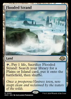 LP MTG Flooded Strand Light Play Modern Horizons 3 - Image 1