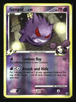 Pokemon GENGAR GL 40/111 Reverse Holo (2009 Rising Rivals) LP/Light Play - Image 1