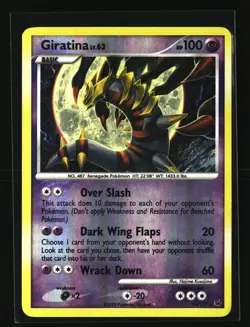 Pokemon GIRATINA 10/127 Holo Rare (2009 Platinum) LP/Light Play - Image 1