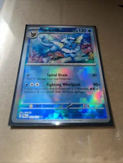 Pokemon Vaporeon TCG Ball Pattern 022/131 Prismatic Evolutions Holofoil - Image 1