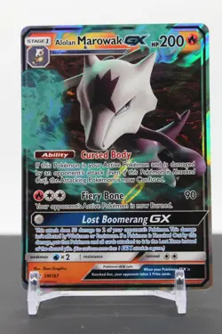 Alolan Marowak GX - SM187 Holo - Pokemon SM Promos (2) - Image 1
