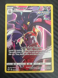Pokemon TCG Malamar Silver Tempest TG06/TG30 Trainer Gallery Holo Rare VLP - Image 1