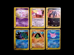 Pokemon Expedition Random Mixed Lot of 6 Vintage Unplayed NM-MT - Image 1