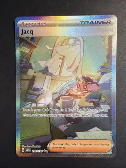 Pokemon Scarlet and Violet (English) Jacq - Full Art Trainer SV1 250/198 - NM/M - Image 1