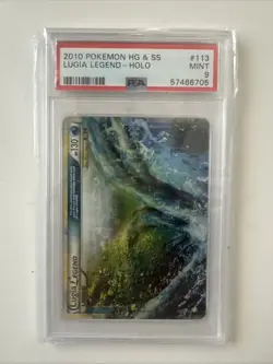 2010 PSA 9 Pokemon Lugia Legend (Top) 113/123 Heartgold & Soulsilver Holo - Image 1