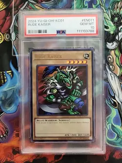 Yugioh Rude Kaiser 2024 25th Anniversary KC01-EN011 PSA GEM MINT 10 - Image 1