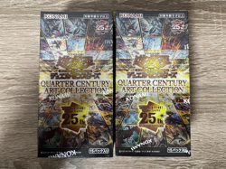 2 BOX Yugioh OCG Duel Monsters 25th QUARTER CENTURY ART COLLECTION Box Japanese - Image 1