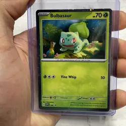 Bulbasaur SVP EN 046 - 151 Black Star Promo - Cosmos Holo Pokemon Card NM/MT TCG - Image 1
