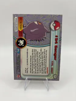 Gengar #94 Blue Logo Topps Non Holo TV Animation Pokemon Card - Image 2