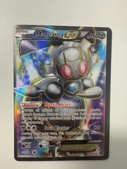 Magearna EX 110/114 Full Art Ultra Rare Holo - Steam Siege Pokemon Card NM - Image 1