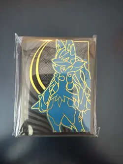 Mega Lucario Card 65 Sleeves (New & Sealed) - Pokemon - Mega Evolutions ETB - Image 1