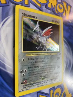 Skarmory 13/111 - Pokemon Neo Genesis Holo Rare Card - LP - Image 2