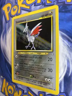 Skarmory 13/111 - Pokemon Neo Genesis Holo Rare Card - LP - Image 3