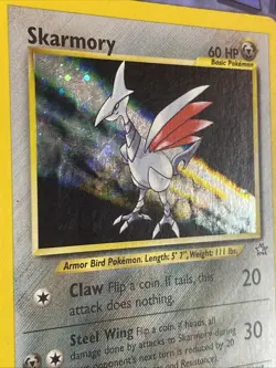 Skarmory 13/111 - Pokemon Neo Genesis Holo Rare Card - LP - Image 4