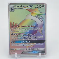 Honchkrow GX - 223/214 - Secret Rare - Unbroken Bonds - Pokemon Card - NM/M - Image 1