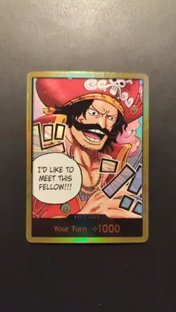 One Piece Card Don!! Gol D. Roger Gold ENGLISH OP13 Carrying on His Will TCG CCG - Image 1