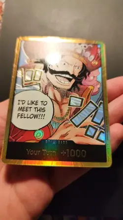 One Piece Card Don!! Gol D. Roger Gold ENGLISH OP13 Carrying on His Will TCG CCG - Image 2