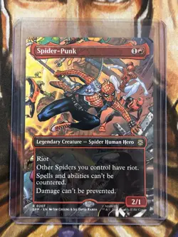 Spider-Punk #0207 (Borderless) MTG Marvel's Spider-Man Regular - Pack Fresh NM - Image 3